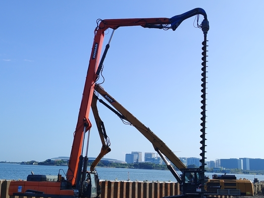 Hydraulic Earth Drilling Auger 52000N For 25-45 Tons Excavator
