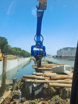 VIBRA PCF-350 Series Pile Driver Excavator Mounted Hydraulic Vibro Hammer