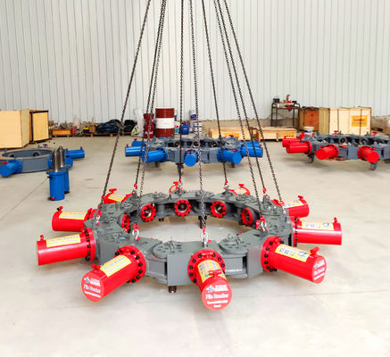 4-18 Module Hydraulic Pile Breaker for 30-40T Excavator with 1700-2000mm Pile Breaking Diameter Range and for Pile Breaking