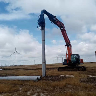 Solar Foundation Pile Driver: 12m Working Depth, High Efficiency & Precise Positioning