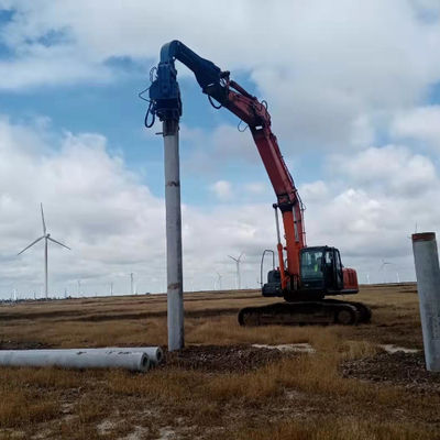 Solar Foundation Pile Hammer: 3200rpm Vibration, High Efficiency & Reliable Operation