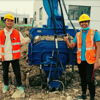 Railway Pile Driver: Precision Sheet Piling to 15 Meters with Minimal Vibration