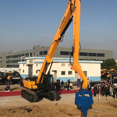 15 Meters Vibrating Pile Driver For Long Sheet Pile Driving Construction