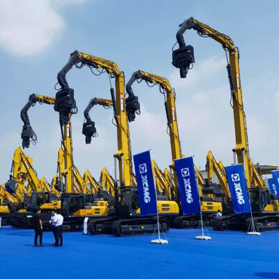 Excavator Mounted Vibro Hammer / Pile Driver For 10 Meter Piling Construction Work