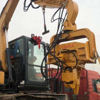 40T Compatible Pile Driver | Robust Excavator Attachment for Efficient Construction