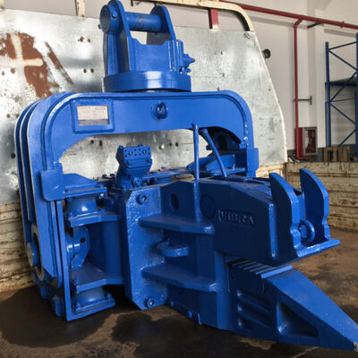 15m Hitachi Excavator  Steel Rail Vibro Sheet Pile  Quick Converting Operation