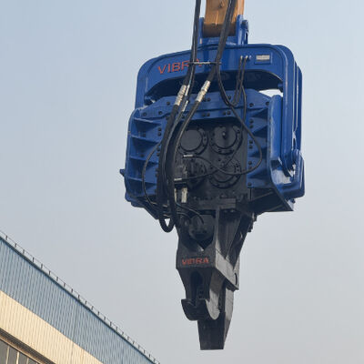 Quick Tool Change System Hydraulic Pile Driver Delivering High Impact Energy And Confined Space Adaptation Solution.