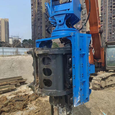 Side Grip Pile Driver | 10 M/min Lifting Speed | 150 L Large Fuel Tank Capacity