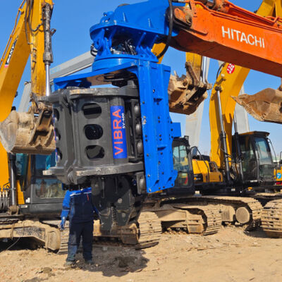 Full Slewing Mechanism Assembly Pile Driver – Adjustable Impact Frequency Control & Confined Space Adaptation Solution for 32‑40t Excavators