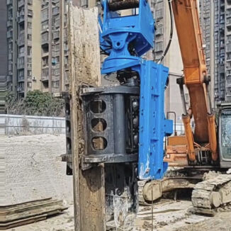 Full Slewing Mechanism Assembly Pile Driver – Adjustable Impact Frequency Control & Confined Space Adaptation Solution for 32‑40t Excavators