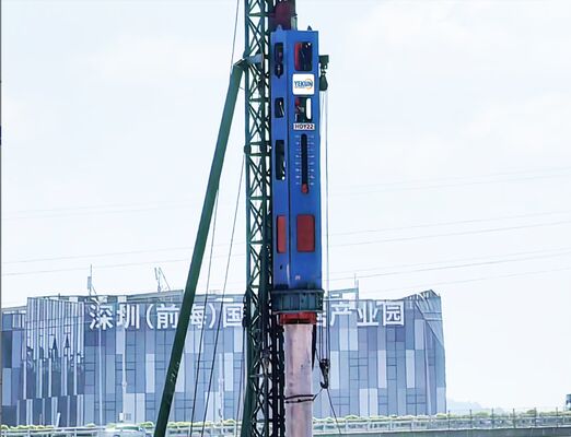 Quick Tool Change System Hydraulic Impact Hammer with Low Headroom Operation Capability & Electric Drive Zero Emission