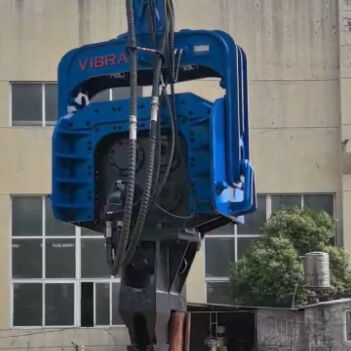 FV-700 Dual Pump Flow Merging System Pile Driver – Low Maintenance Cost Design & 915 kN Impact Force