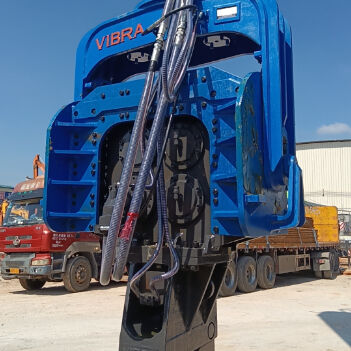 FV-700 Dual Pump Flow Merging System Pile Driver – Low Maintenance Cost Design & 915 kN Impact Force