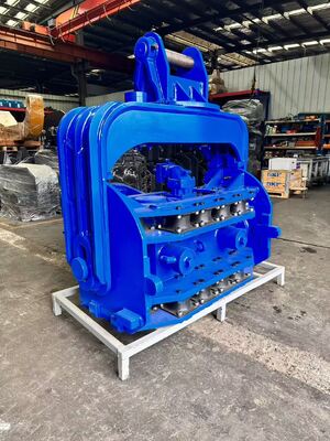 Custom High Frequency Vibration Output Hydraulic Pile Driver – High Impact Energy per Blow Manufacturers for Larsen Piles