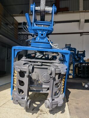 Compact Confined Spaces Pile Driver – Dual Pump Flow Merging & 360 Degree Rotation for 20‑25 Ton Excavators