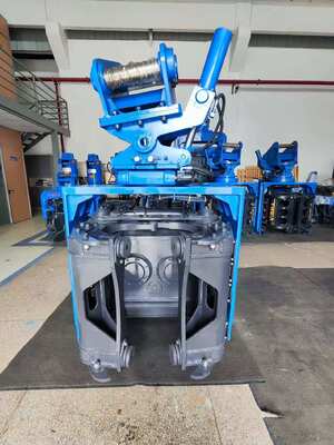 Side Grip Pile Driver SV-400  656kN Hydraulic Vibratory Hammer For Excavators