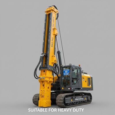 Max Pile Length 12 Meters Hydraulic Pile Driver Featuring Eccentric Moment 60 Kgm Impact Frequency 30 to 60 Blows Per Minute Suitable for Heavy Duty