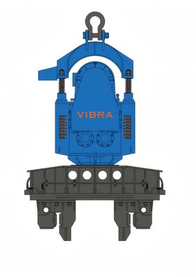 Electric Vibratory Hammer – Exporters Electric Zero Emission & Hot Sale Adjustable Impact Frequency Control for 50T Crane