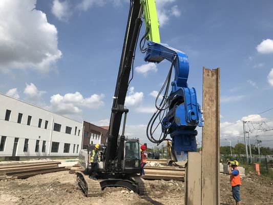 Zoomlion Medium Excavator Mounted Vibro Hammer Environment Friendly