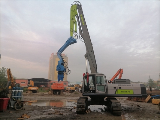 Hydraulic Sheet Photovoltaic Pile Driver With Excavator 30T